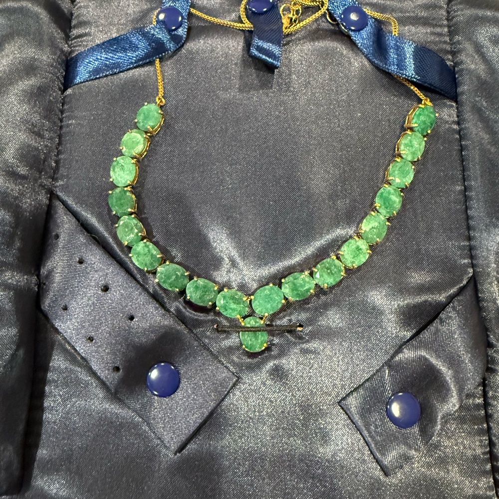 Stauer Simulated Emerald Necklace - Picture 2 of 4
